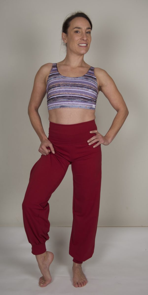 pantalon de yoga en coton bio