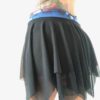 jupe de pole dance en résille noire